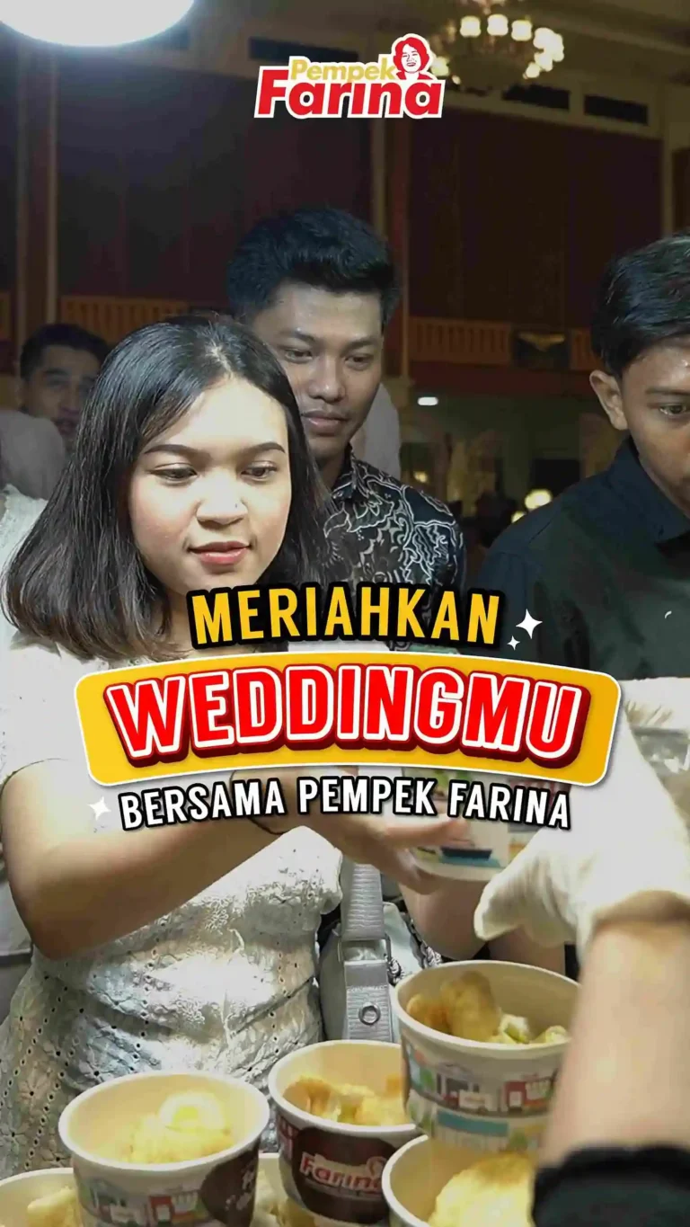 wedding party pempek farina